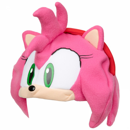 Sonic The Hedgehog Amy Fleece Plush Cap